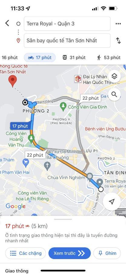 Can Ho Trung Tam Quan 3 Terra Royal Ho Chi Minh City Exterior photo